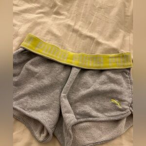 Puma Sweat shorts with neon waist band